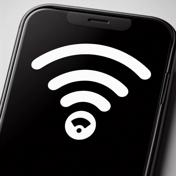 WiFi WiFi icoontje op een telefoon