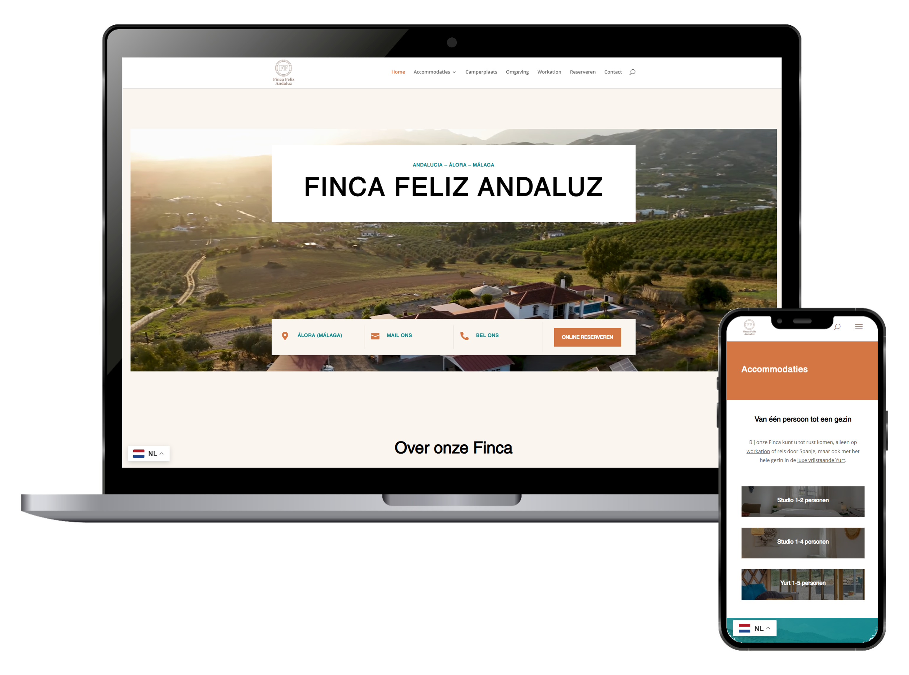 Finca Feliz Andaluz, een B&B in Spanje